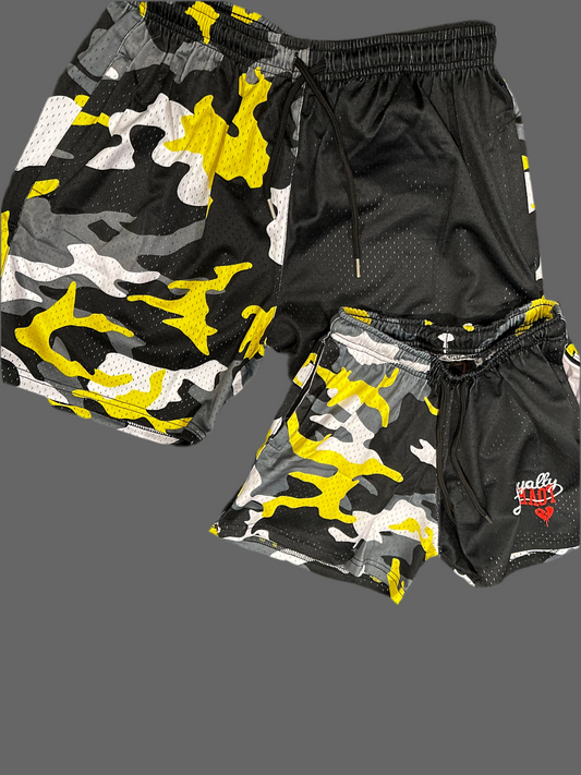 Loyalty over Love Camo Women’s Shorts