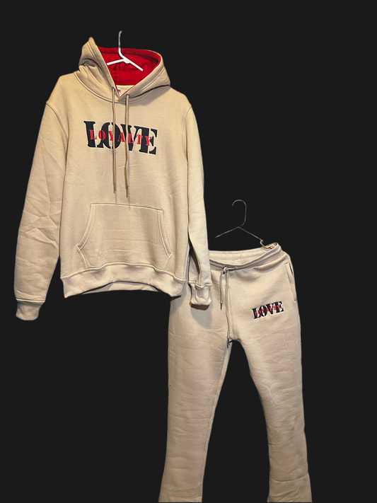 Loyalty over love tan suit