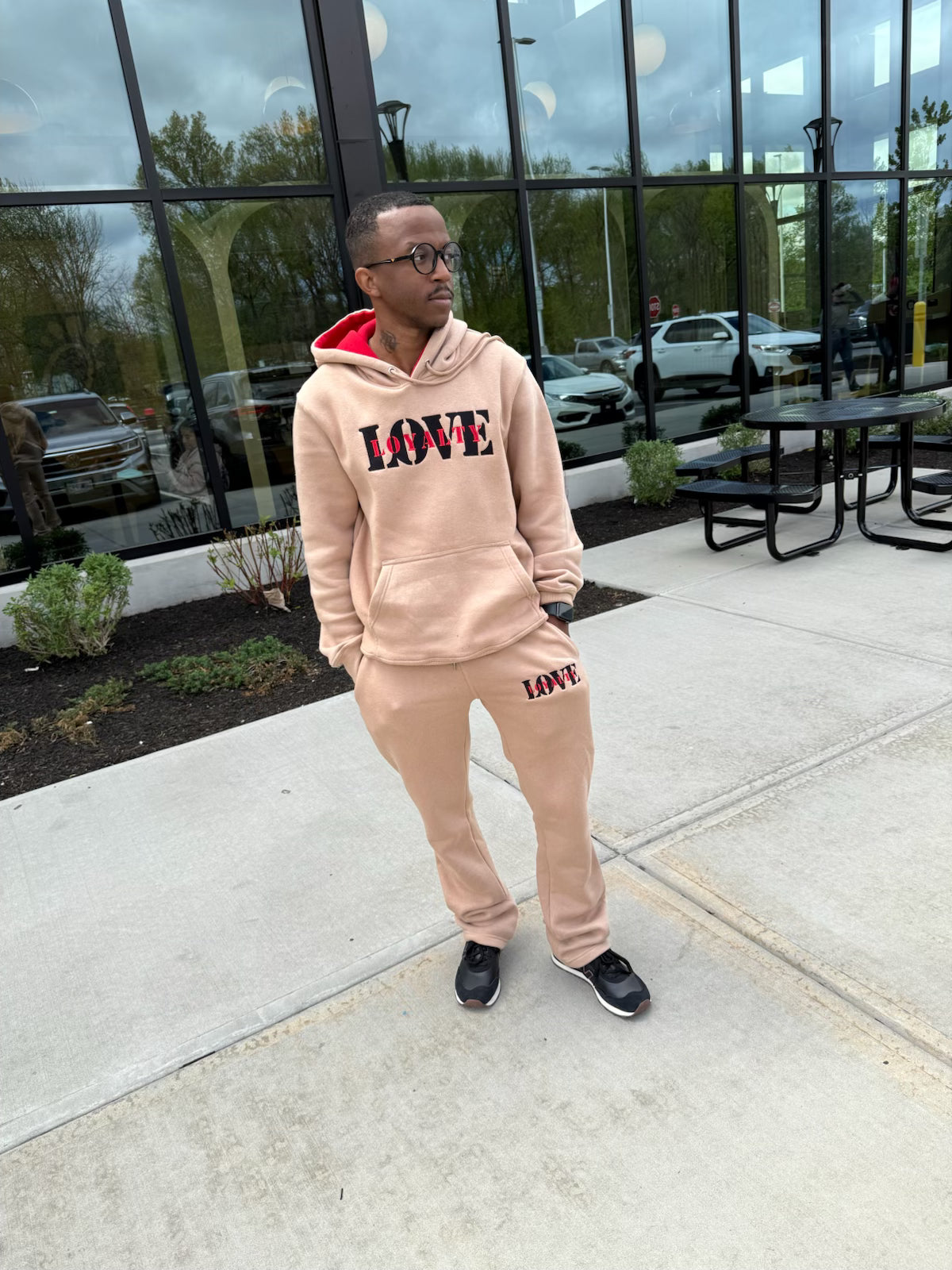 Loyalty over love tan suit
