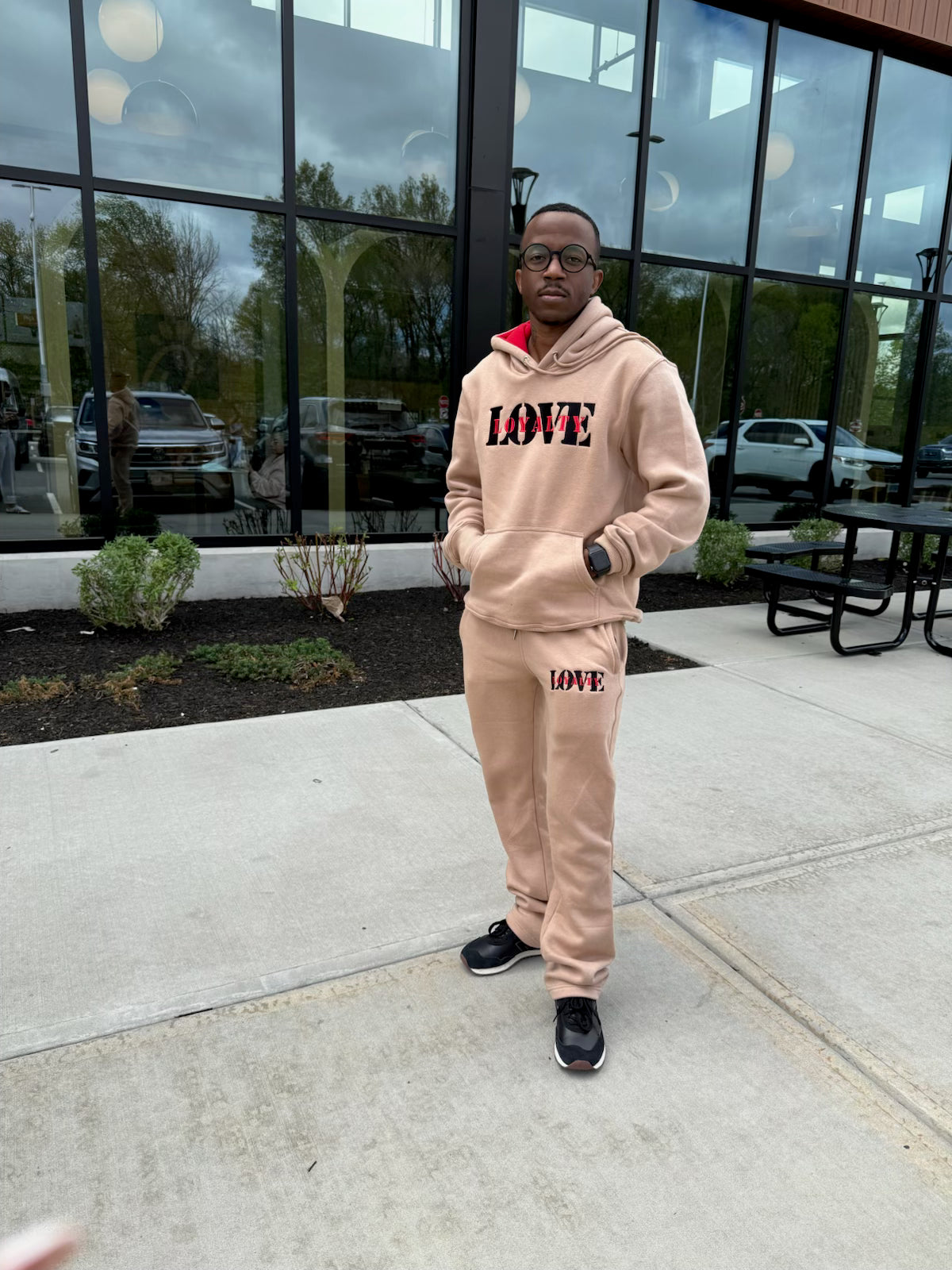 Loyalty over love tan suit