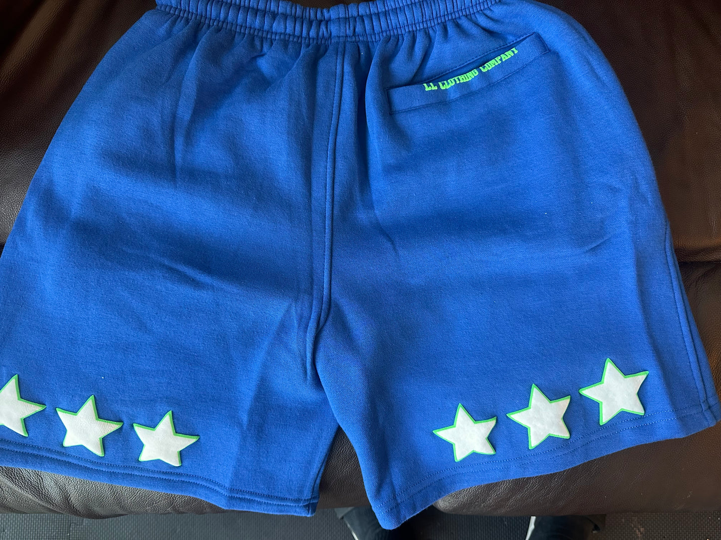 Blue legendary fleece shorts