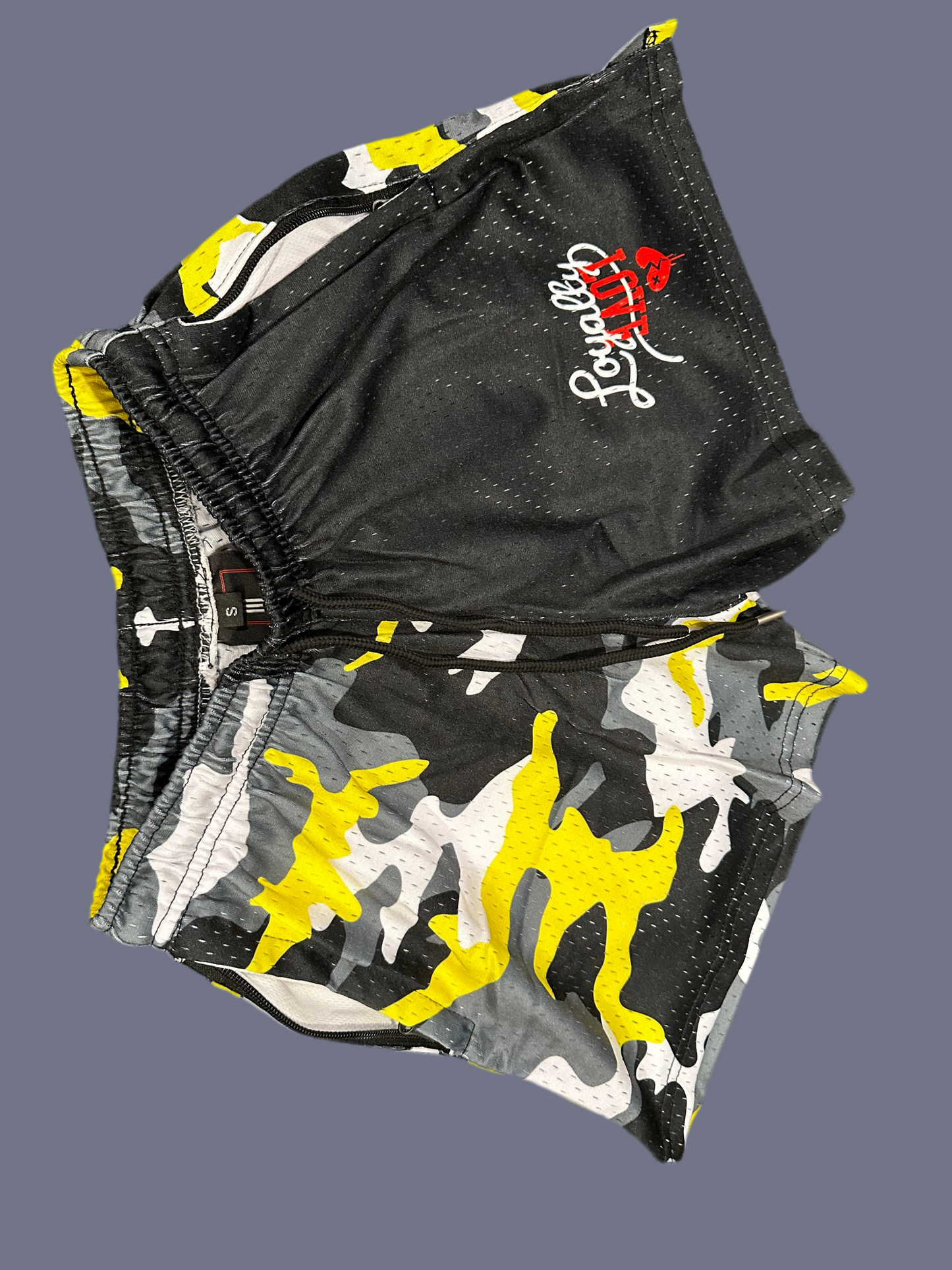 Loyalty over Love Camo Women’s Shorts