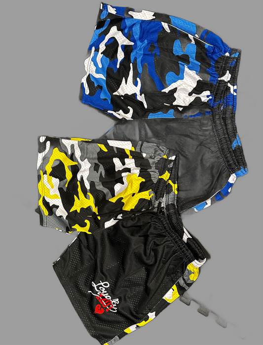 Loyalty over Love Camo Men’s Shorts